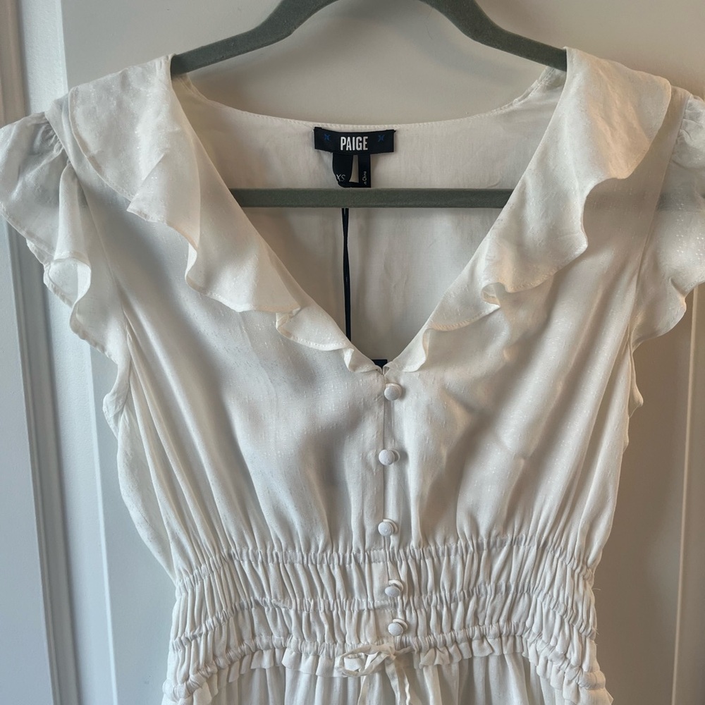 PAIGE Paradis Ruffle Dress